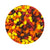 Décorette - Feuilles Rouge - Jaune - Orange - Brune - HALLOWEEN, 50 gr.