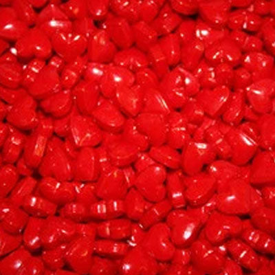 Bonbon dur en forme cœur canelle - rouge - ST-VALENTIN - 70 gr