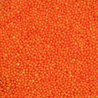 Perle en sucre - Orange perlée - mini bille - Non-Pareil