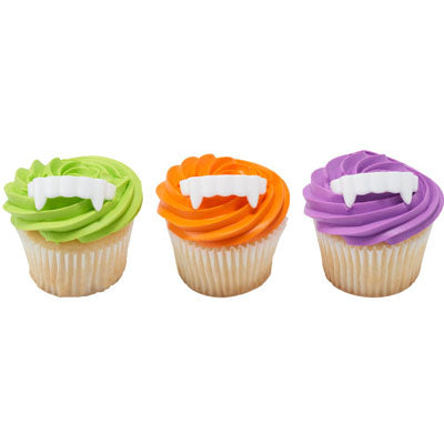 Dents 3d - dentier - canines blanche - HALLOWEEN