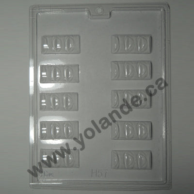 Moule à chocolat - Barre de chocolat - Tablette (B-I157)