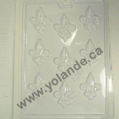 Moule à chocolat - Bouchée - St-Jean Baptiste - Fleur de lysée (B-I249)