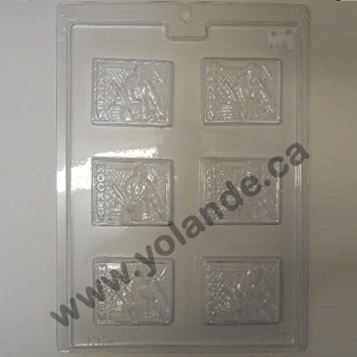 Moule à chocolat Sport - Plaque de hockey - Bouchée (B-S27)