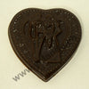 Moule à chocolat Mariage - Couple dans coeur (B-W15)