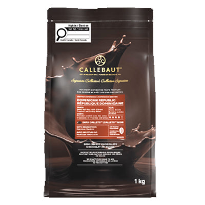 Callebaut Signature Chocolat 72% noir République Dominicaine 1 kg