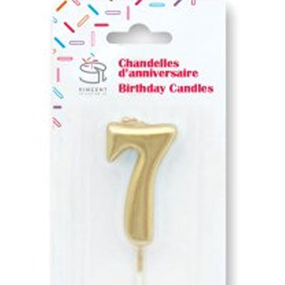 Chandelle de couleur mini Or #7