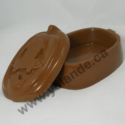 Moule à chocolat Halloween - Coffre en forme de citrouille (D-H170)