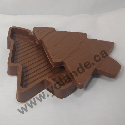 Moule à chocolat Noël - Coffre en forme de sapin de Noël (D-N05)