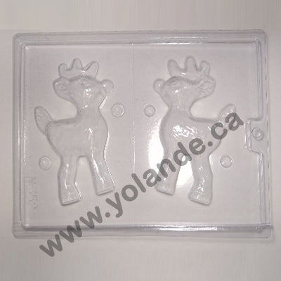 Moule à chocolat Noël - Renne du Père Noël 3d (D-N352)