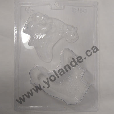 Moule à chocolat de Pâques - Coffre en forme de Poule (D-P186)