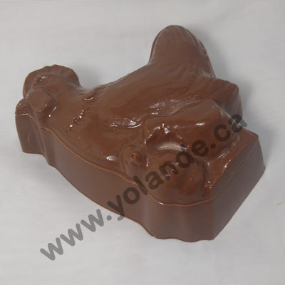 Moule à chocolat de Pâques - Coffre en forme de Poule (D-P186)