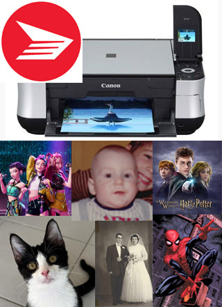 Impression comestible: photo, image etc... Avec livraison plus RAPIDE en extra