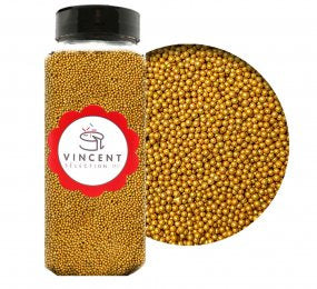 Perle en sucre - Or - mini bille - Non-Pareil - En vrac