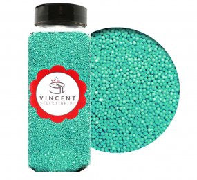 Perle en sucre - Turquoise - mini bille - Non-Pareil - En vrac