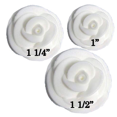 Fleur en Glace Royale , Rose Blanche - 3 formats