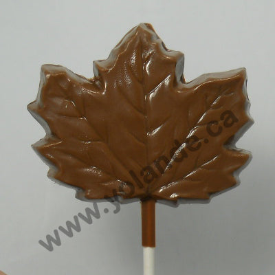 Moule à chocolat - Feuille d' érable sur bâton - Suçon (S-F46)