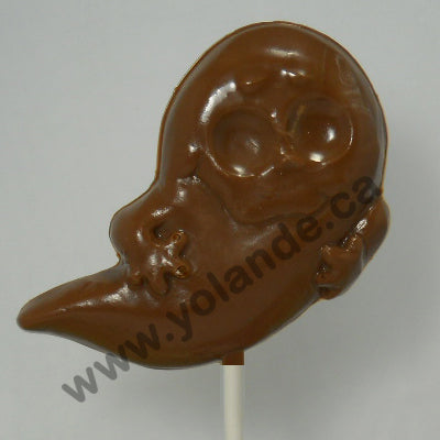 Moule à chocolat Halloween - Fantôme sur bâton - Suçon (S-H217)