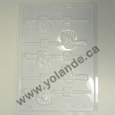 Moule à chocolat Sport - Baseball sur bâton - Suçon (S-S18)