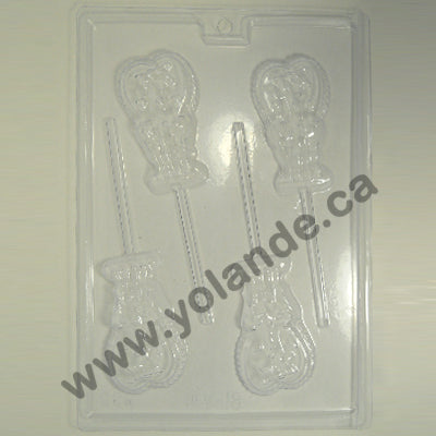 Moule à chocolat St-Valentin - Girafe - Suçon (S-V18)