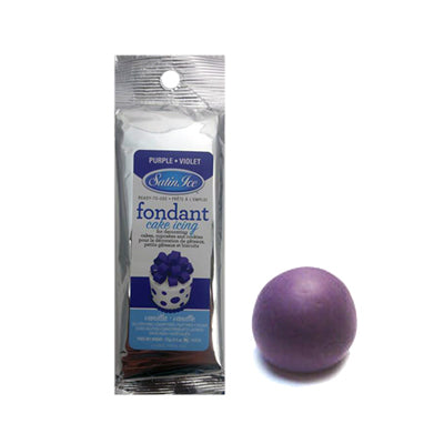 Satin Ice, Fondant à rouler Violet, 125 gr.
