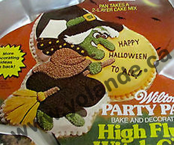 Sorcière sur balai - Halloween - 2105-4773