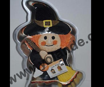 Sorcière avec balai - Halloween - 2105-9330