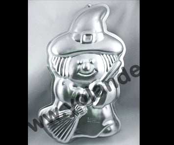 Sorcière avec balai - Halloween - 2105-9330