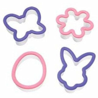 4 Emportes pièces Pâques-Printemps (2311-258)