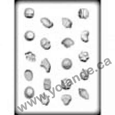 Moule Sucre d'orge  -  Varié -  8H-13320