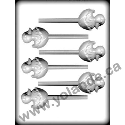 Moule Sucre d'orge de Pâques - Canard  sur bâton - suçon - 8H-2275