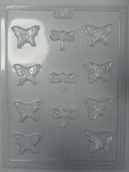 Moule à chocolat - Papillon - Libellule - Bouchée - Insectes (B-A266)