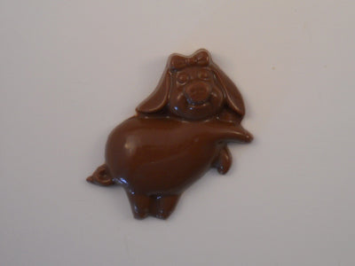 Moule à chocolat - Cochon rigolo - Bouchée - Animal (B-A29)