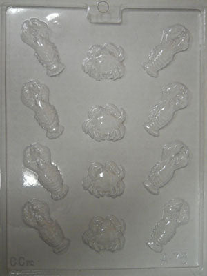 Moule à chocolat - Écrevisse - Crabe - Bouchée - Mer (B-A73)