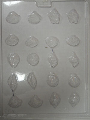 Moule à chocolat - Assortiments de coquillages (20) - Bouchée - Mer (B-A76)