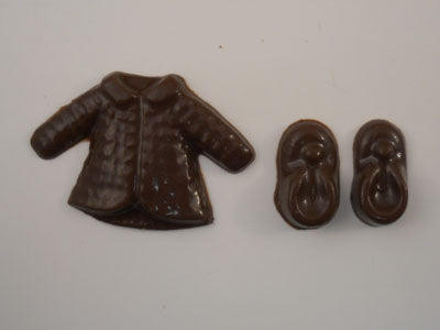 Moule à chocolat - Hochet - Bébé - Épingle - Bottine - Bouteille - Bouchée - Bébé (B-B08)