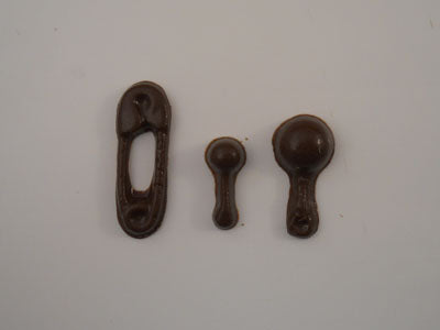 Moule à chocolat - Hochet - Bébé - Épingle - Bottine - Bouteille - Bouchée - Bébé (B-B08)