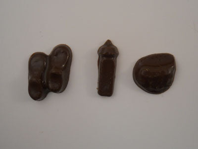 Moule à chocolat - Hochet - Bébé - Épingle - Bottine - Bouteille - Bouchée - Bébé (B-B08)