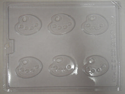 Moule à chocolat - Palette de peinture - Bouchée - Art (B-G114)