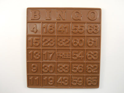 Moule à chocolat - Carte de bingo - Bouchée - Jeux (B-G26)