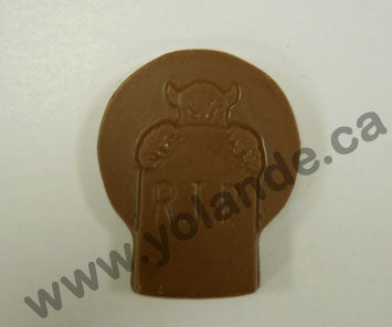 Moule à chocolat Halloween - Pierre tombale - Loup-garou - Fantôme - Bouchée (B-H06)