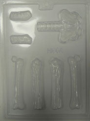 Moule à chocolat Halloween - Squelette - Bouchée (B-H100)