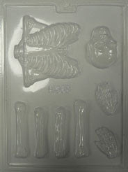 Moule à chocolat Halloween - Squelette - Bouchée (B-H100)