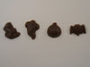 Moule à chocolat Halloween - Mini - Fantôme - Citrouille - Chauve Souris - Sorcière - Bouchée (B-H23)