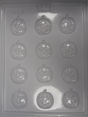 Moule à chocolat Halloween - Citrouille - Bouchée (B-H29)