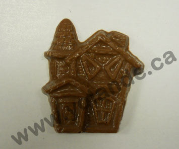 Moule à chocolat Halloween - Chat - Hibou - Maison - Bouchée (B-H67)