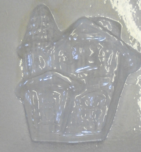 Sorcière - Maison Hantée - Fantôme 2 1/4" - Bouchée - Halloween (HA-368)