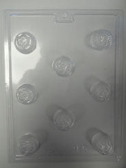 Moule à chocolat - Rond - Feuille d' érable - Bouchée (B-I136)