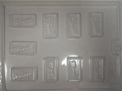 Moule à chocolat - Plaque Merci (B-I201)