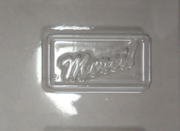 Moule à chocolat - Plaque Merci (B-I201)