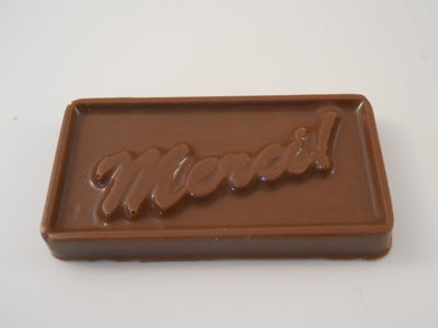 Moule à chocolat - Plaque Merci (B-I201)